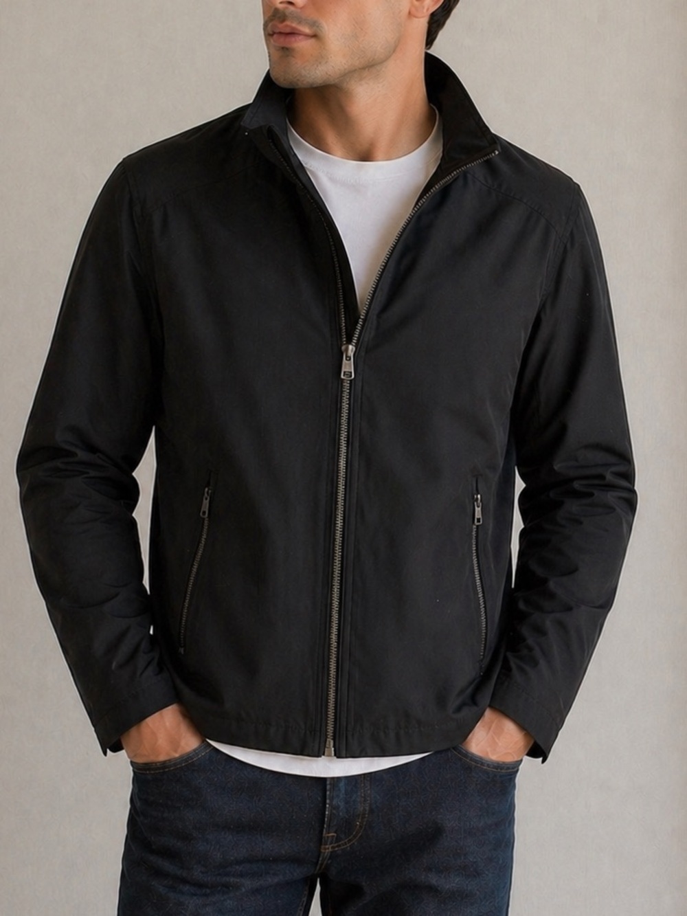 Calvin Klein Softshell Full Zip Black Jacket